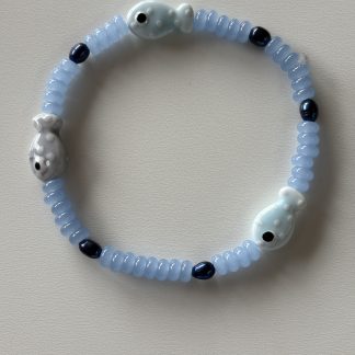 Wavy Baby Gone Fishing Anklet