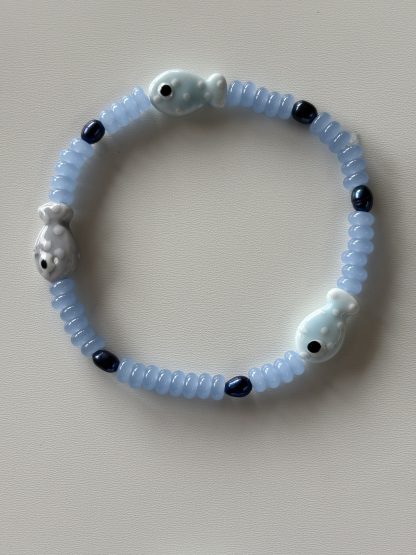 Wavy Baby Gone Fishing Anklet