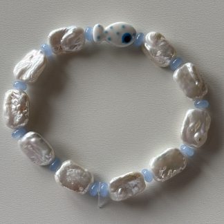 Baby Blue Reef Gone Fishing Anklet