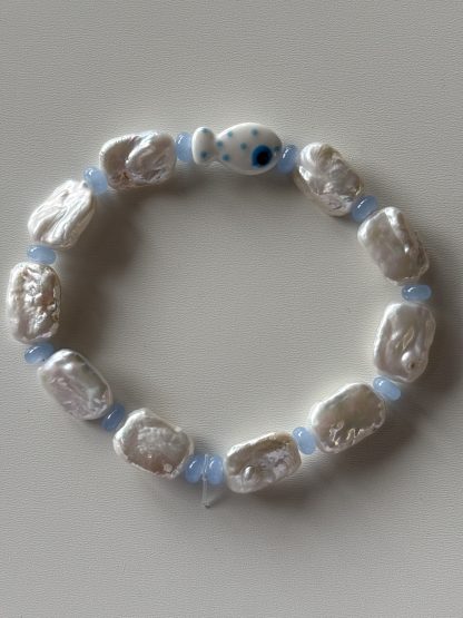 Baby Blue Reef Gone Fishing Anklet